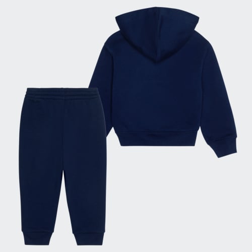 Conjunto adidas Originals 2-Piece Long Sleeve Essential Fleece Hooded Pullover & Jogger Pant Set para Bebés y Niños Pequeños KL6643