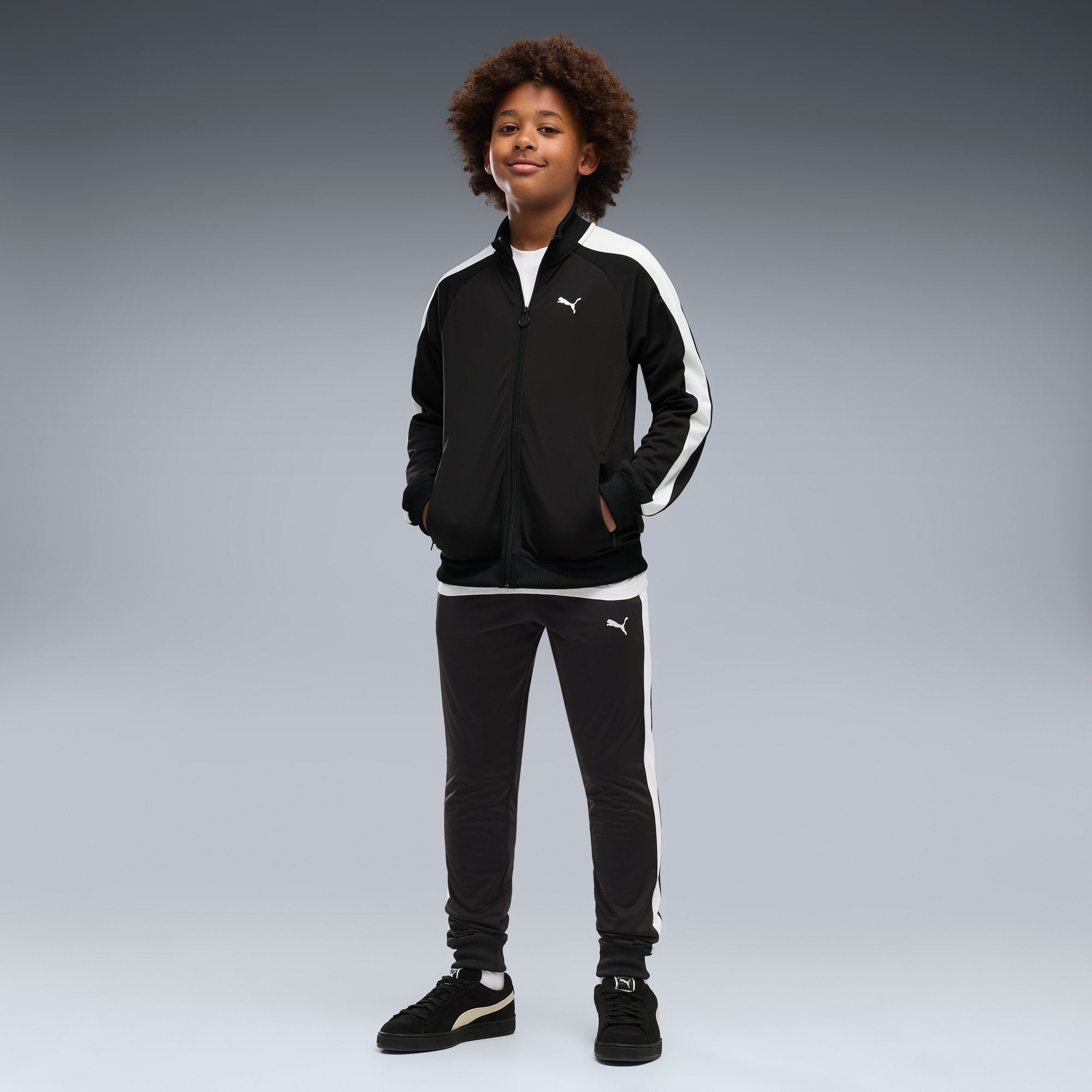 Pantalón T7 ALWAYS ON juvenil – PUMA BLACK – vista 1