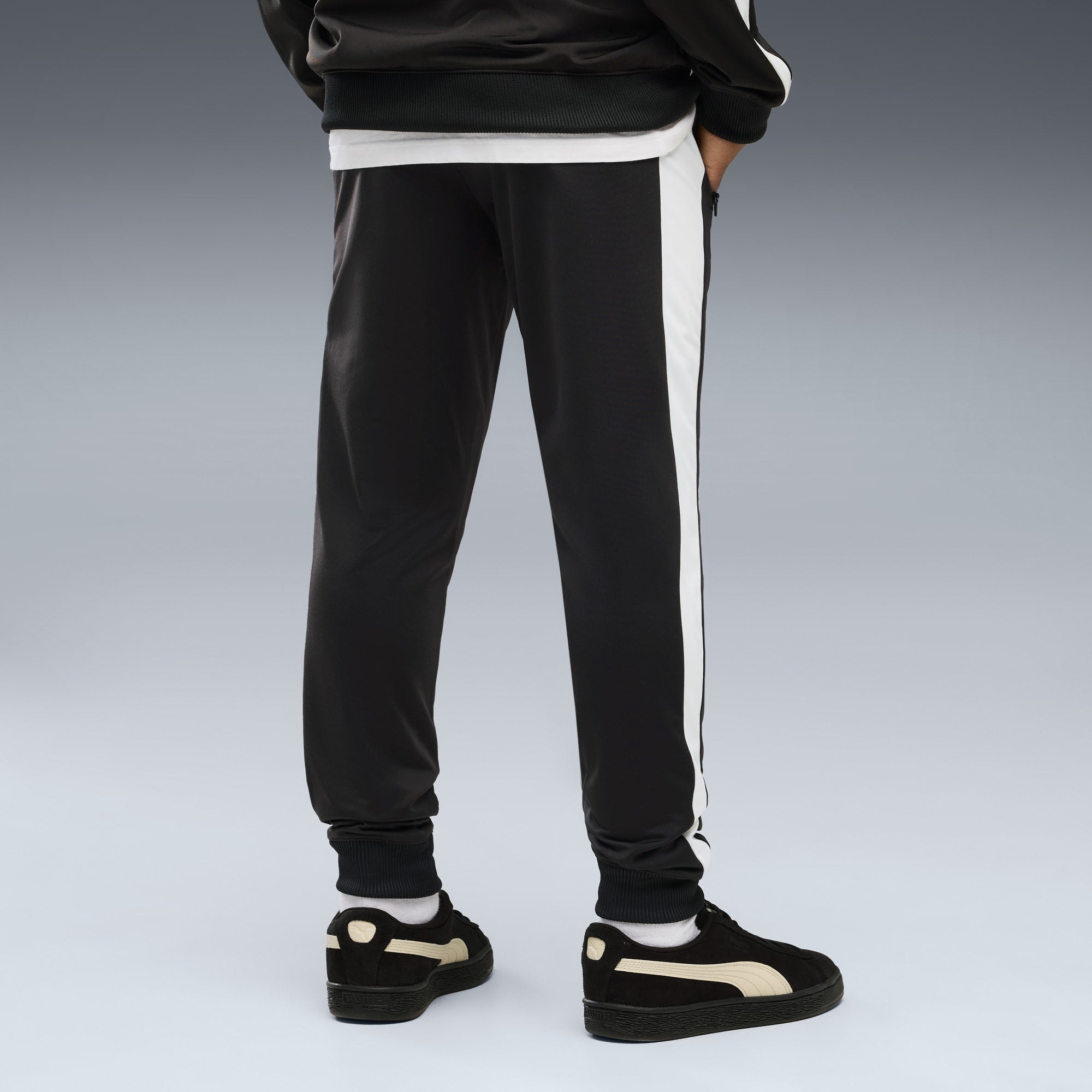Pantalón T7 ALWAYS ON juvenil – PUMA BLACK – vista 2