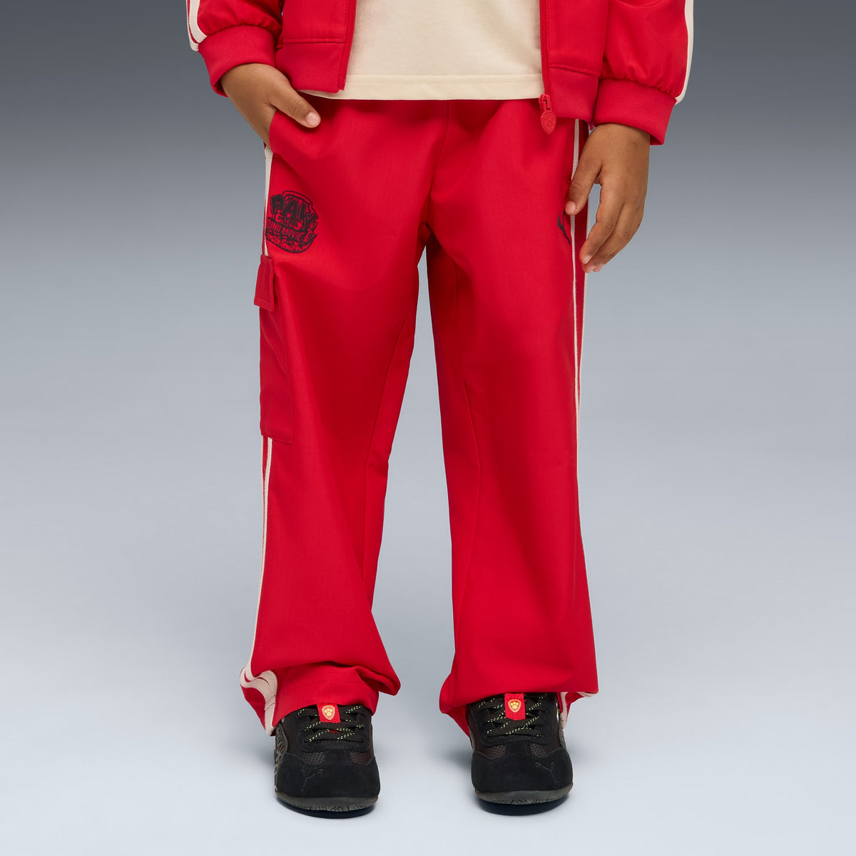 Pantalón T7 PUMA x PAW PATROL para niños – FOR ALL TIME RED – vista 1