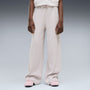 Pantalón ancho acanalado juvenil PUMA Essentials – Misty Pink Heather – vista 2