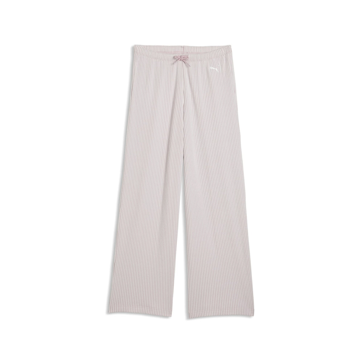 Pantalón ancho acanalado juvenil PUMA Essentials – Misty Pink Heather – vista 4