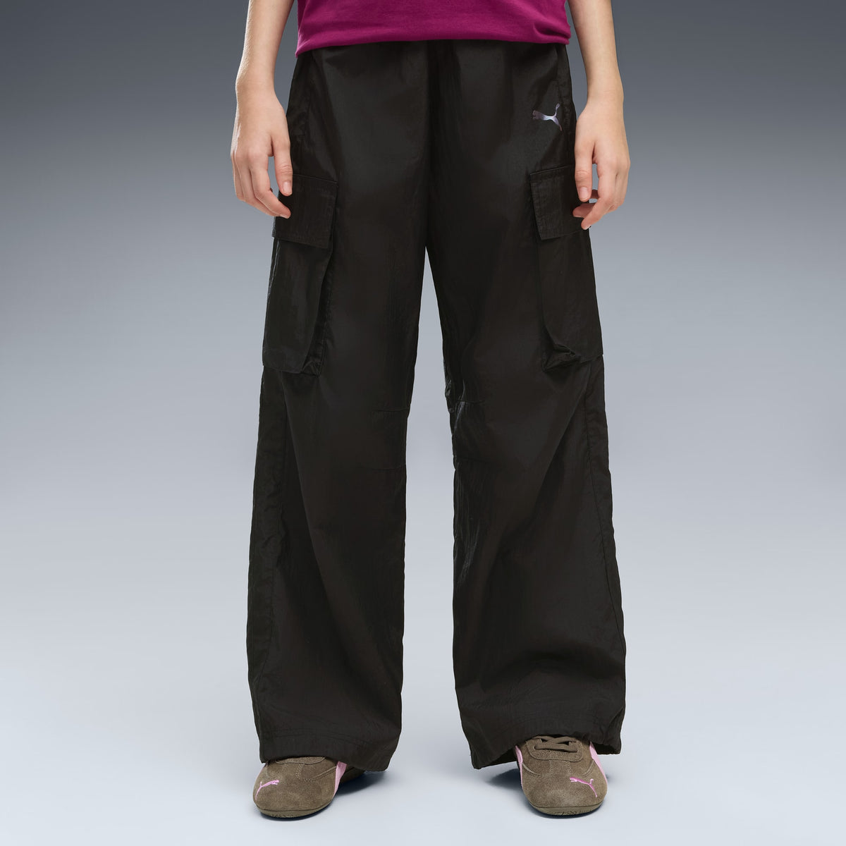 Pantalón cargo holgado juvenil Midnight Shadow – PUMA BLACK – vista 3
