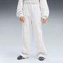 Pantalón flojo con pinzas juvenil PUMA Essentials – White Glow Heather – vista 3