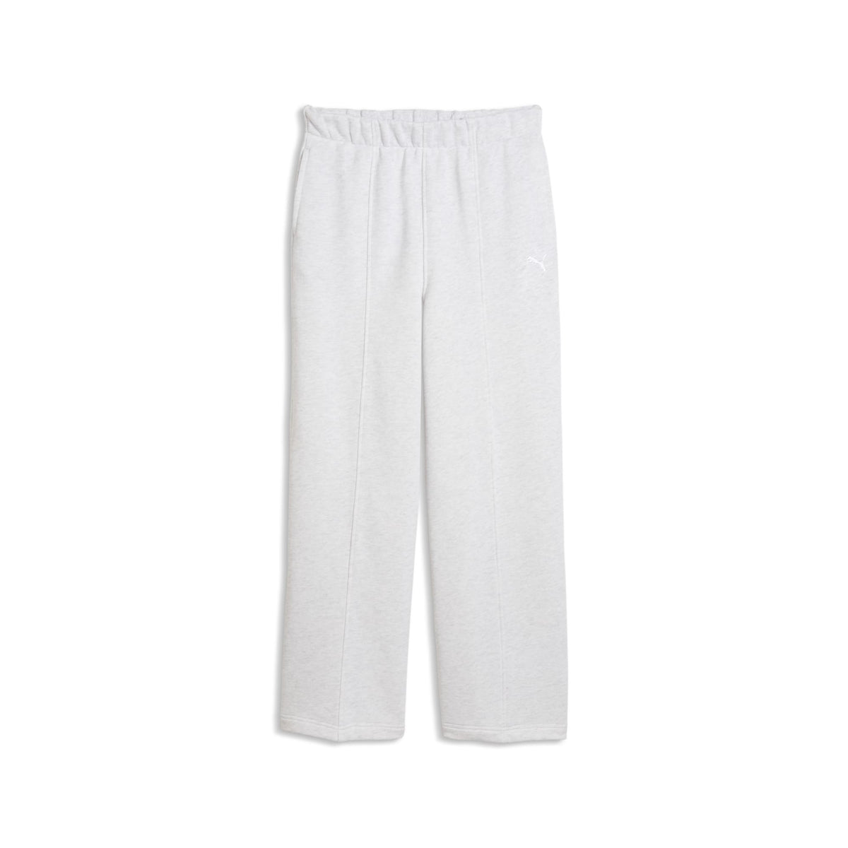 Pantalón flojo con pinzas juvenil PUMA Essentials – White Glow Heather – vista 4