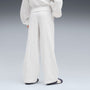 Pantalón flojo con pinzas juvenil PUMA Essentials – White Glow Heather – vista 2