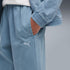 Pantalón holgado de tejido twill deslavado juvenil T7 – COOL BLUE – vista 2