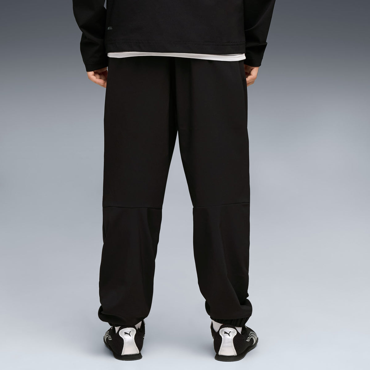 Pantalón juvenil tejido elástico en 4 direcciones PUMATECH – PUMA BLACK – vista 2