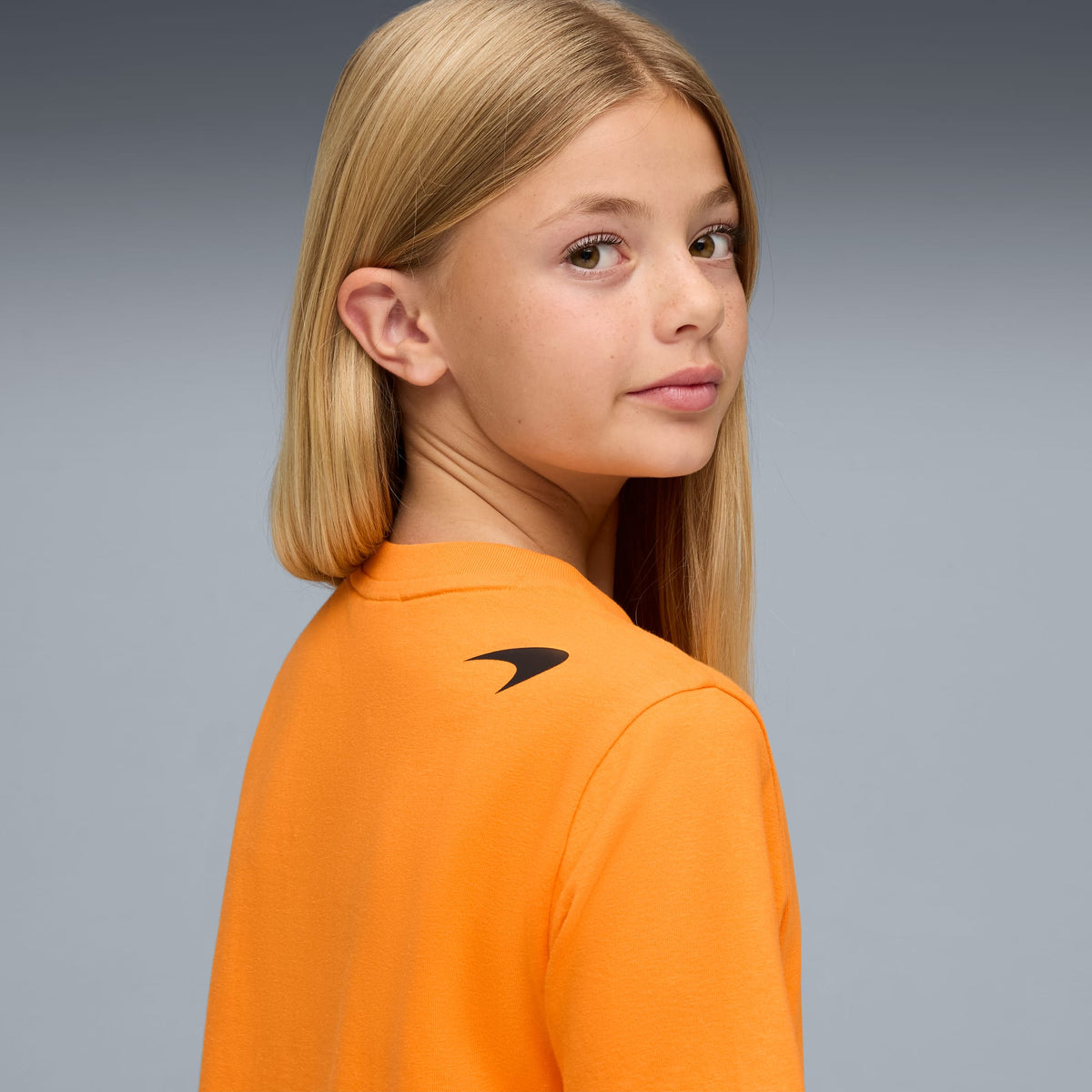Playera McLAREN RACING Big Logo para adolescentes – Papaya – vista 2