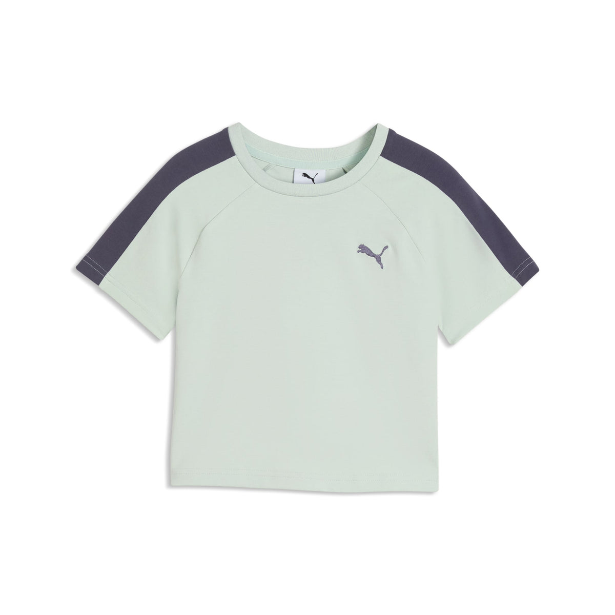 Playera corta T7 para adolescentes – Créme De Mint – vista 4