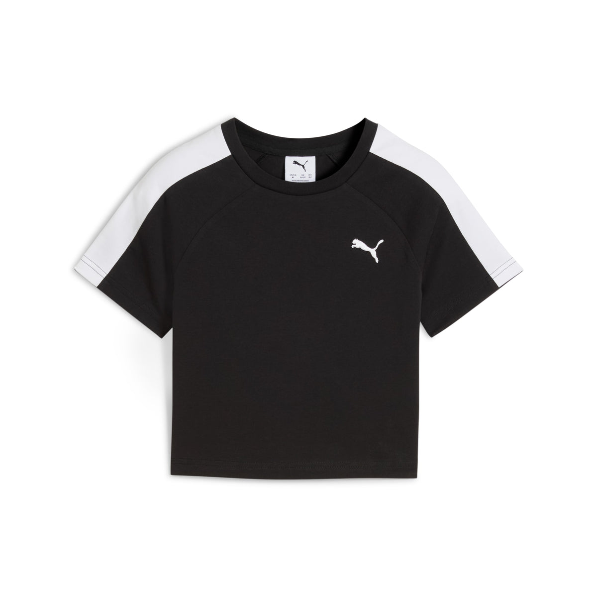 Playera corta T7 para adolescentes – PUMA BLACK – vista 4