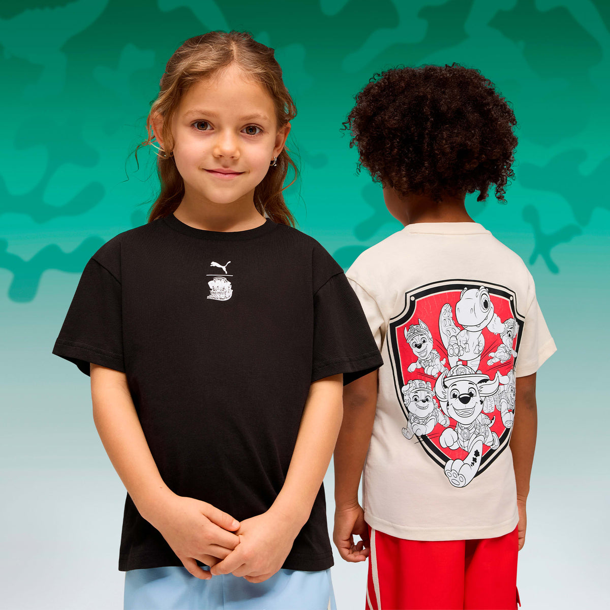 Playera estampada PUMA x PAW PATROL para niños – PUMA BLACK – vista 6