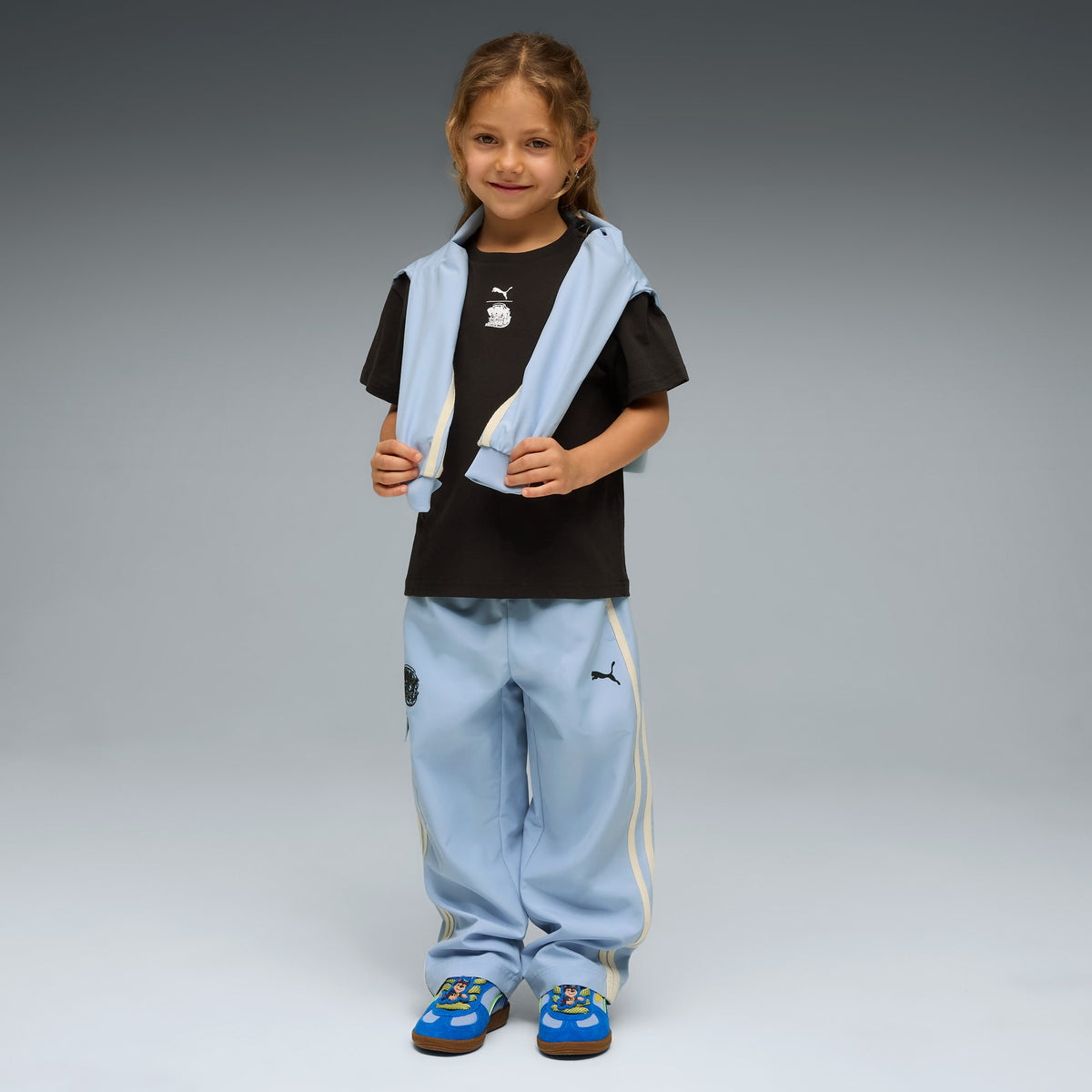 Playera estampada PUMA x PAW PATROL para niños – PUMA BLACK – vista 3