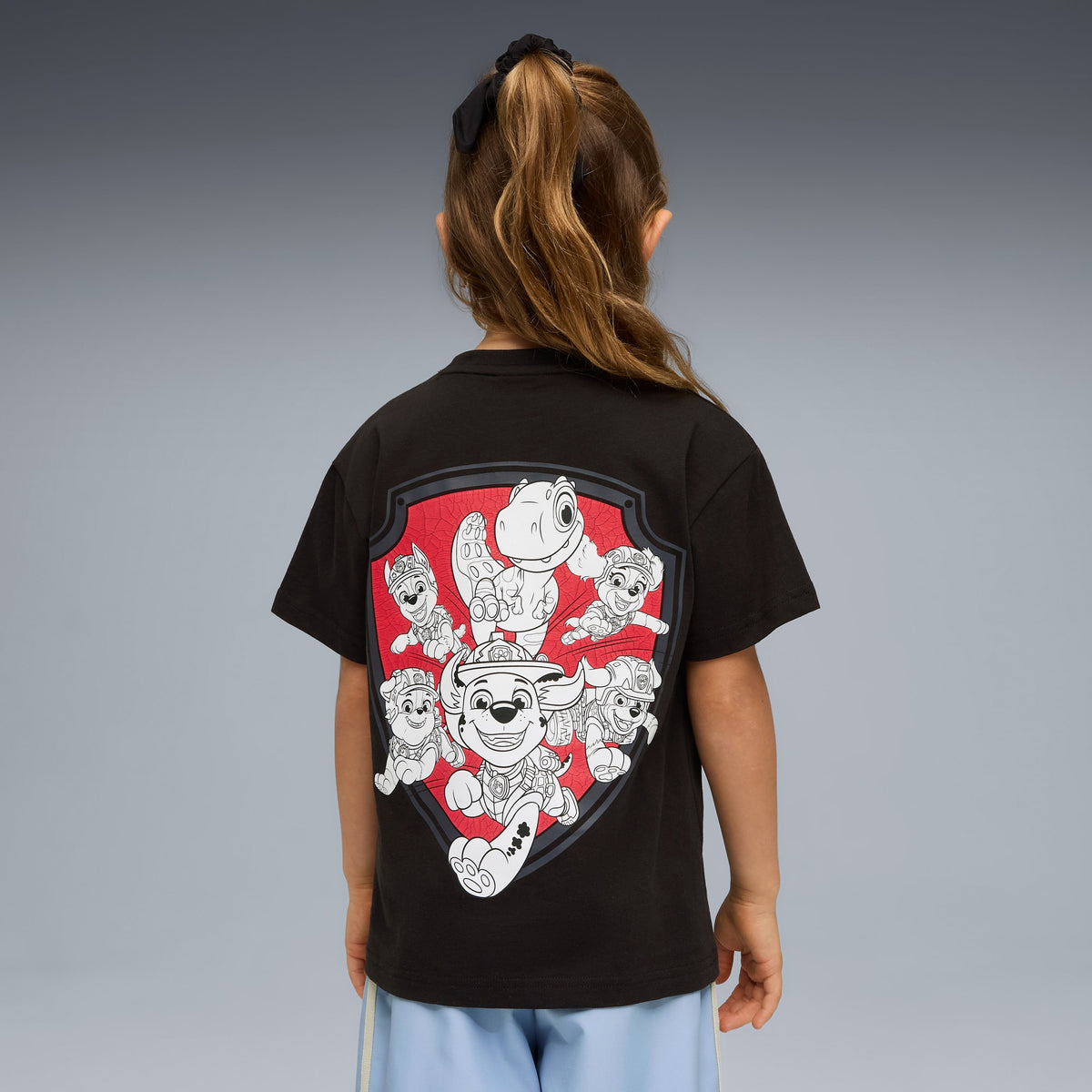 Playera estampada PUMA x PAW PATROL para niños – PUMA BLACK – vista 2