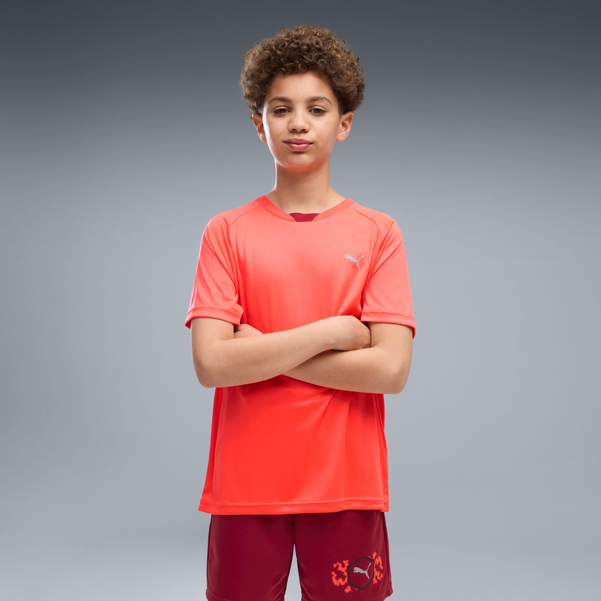 Playera estampada juvenil Active Sports – Ultra Red – vista 1
