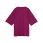 Playera estampada oversized juvenil Midnight Shadow – Fuchsia Glow – vista 5