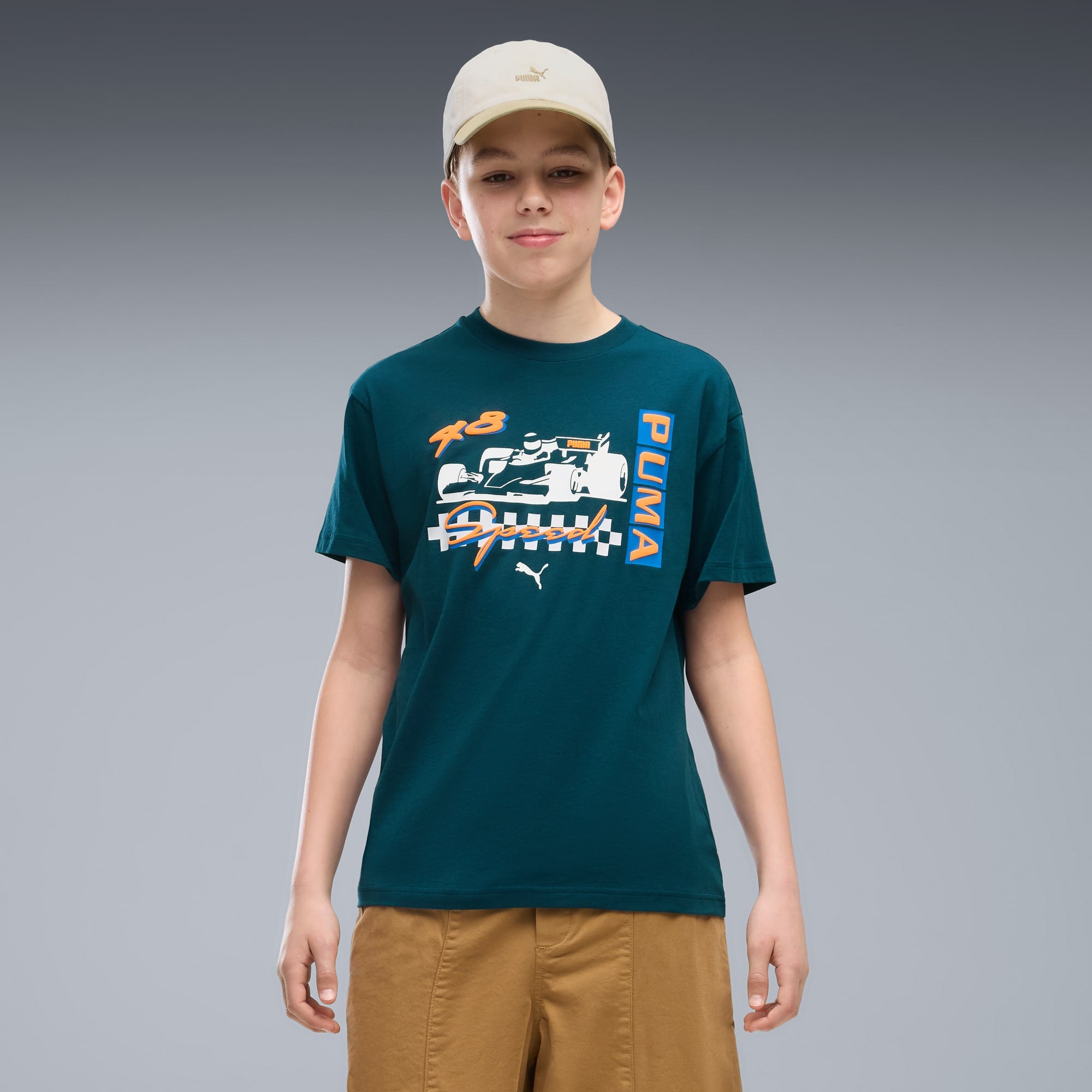 Playera holgada juvenil Graphics – Midnight Petrol – vista 1