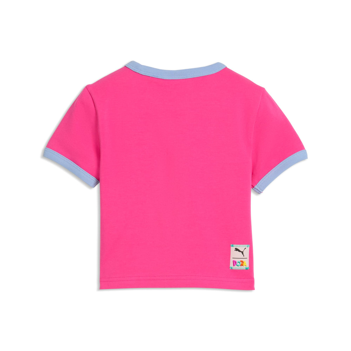 Playera infantil semi-ajustada de cuello en color PUMA x DORA THE EXPLORER – Pink Opal – vista 5