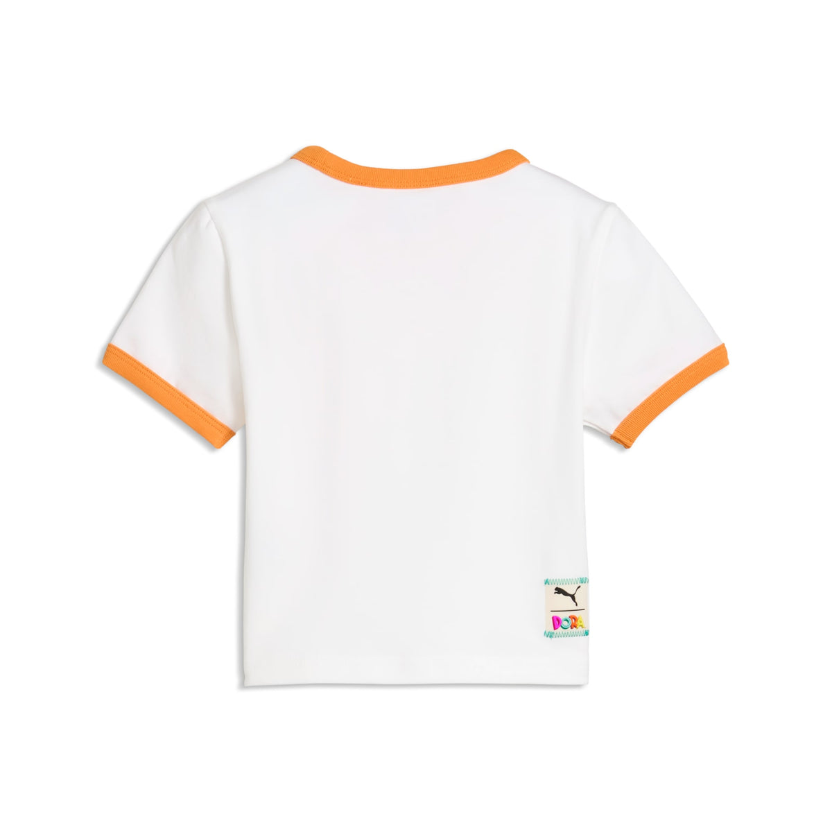 Playera infantil semi-ajustada de cuello en color PUMA x DORA THE EXPLORER – PUMA WHITE – vista 5