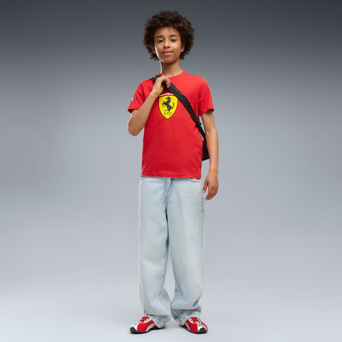 Playera juvenil Scuderia Ferrari – Rosso Corsa – vista 3