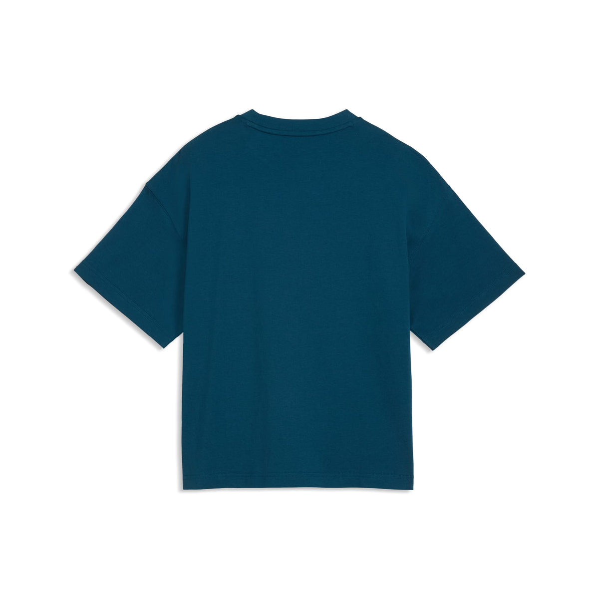 Playera oversized juvenil PUMA Essentials – Midnight Petrol – vista 5