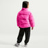 Chamarra acolchada de piel sintética para niños talla pequeña Nike – Rosa alegre – vista 5