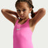 Traje de baño de una pieza con espalda deportiva para niña talla pequeña Nike Swim – Rosa resplandor – vista 2