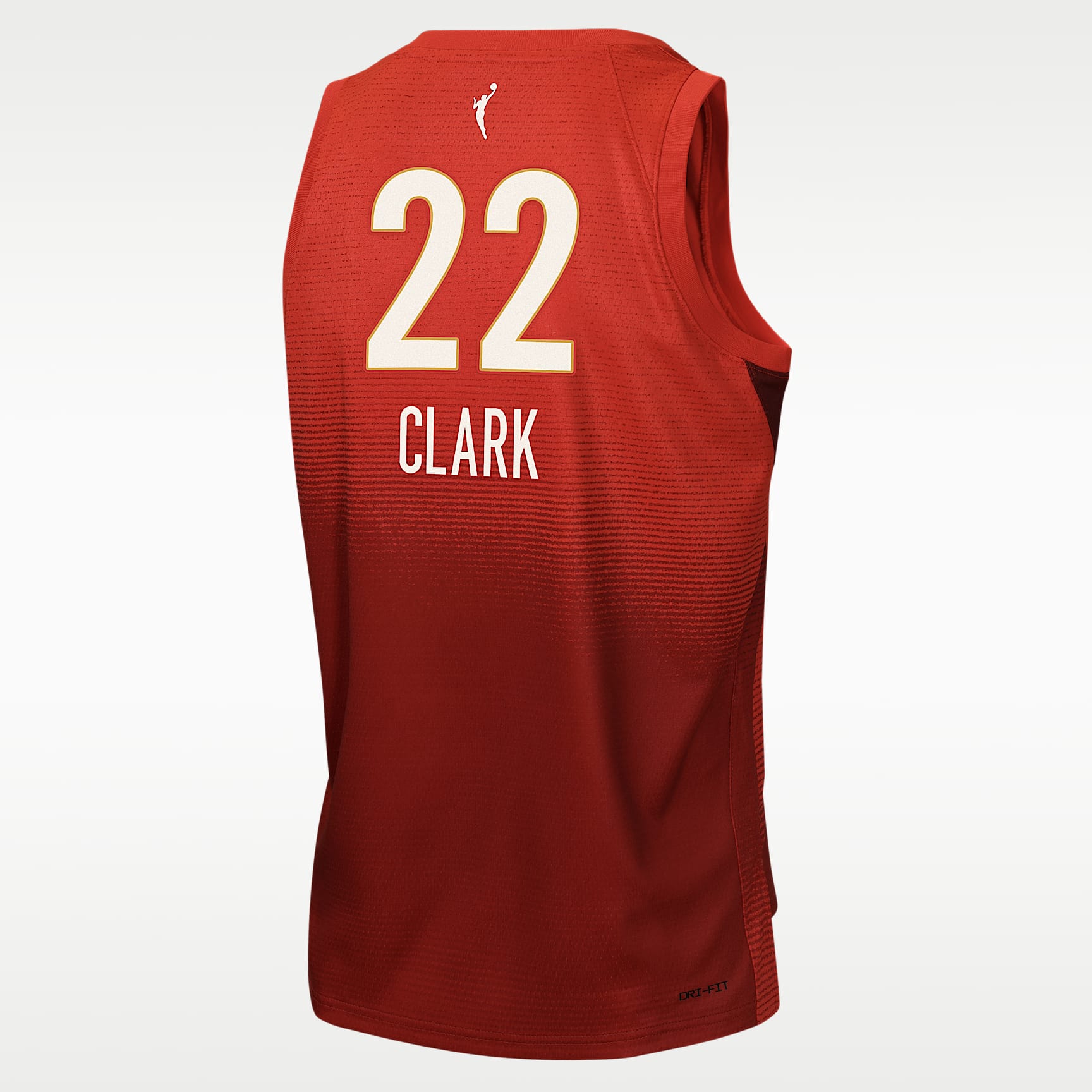 Jersey Nike de la WNBA para niños talla grande Caitlin Clark Indiana Fever Rebel Edition – Rojo universitario – vista 2