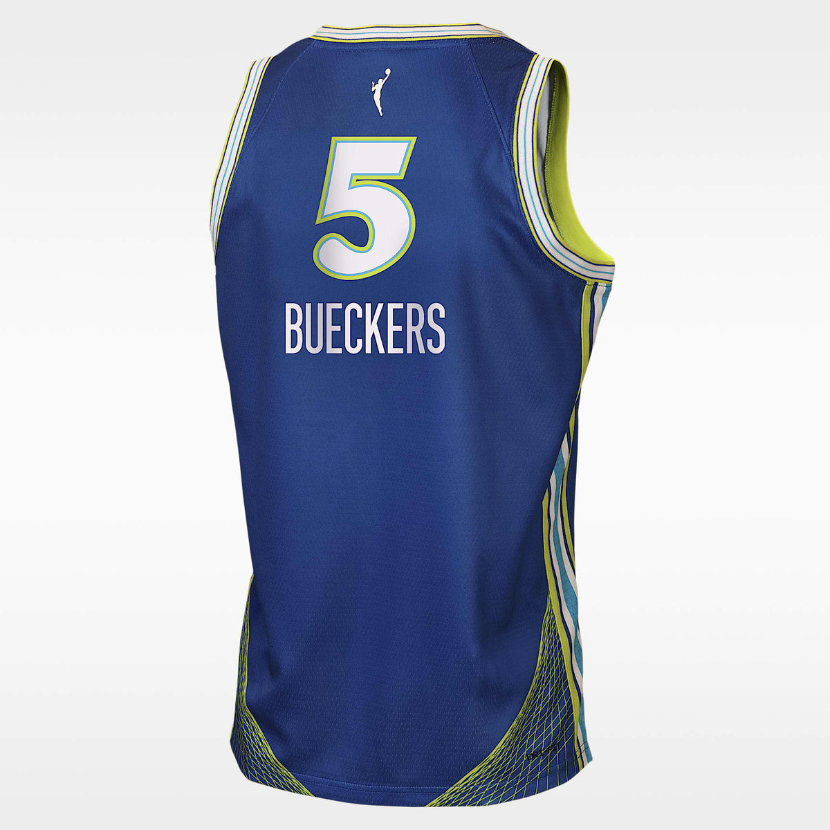 Jersey Nike de la WNBA para niños talla grande Paige Bueckers Dallas Wings Rebel Edition – Royal juego – vista 2