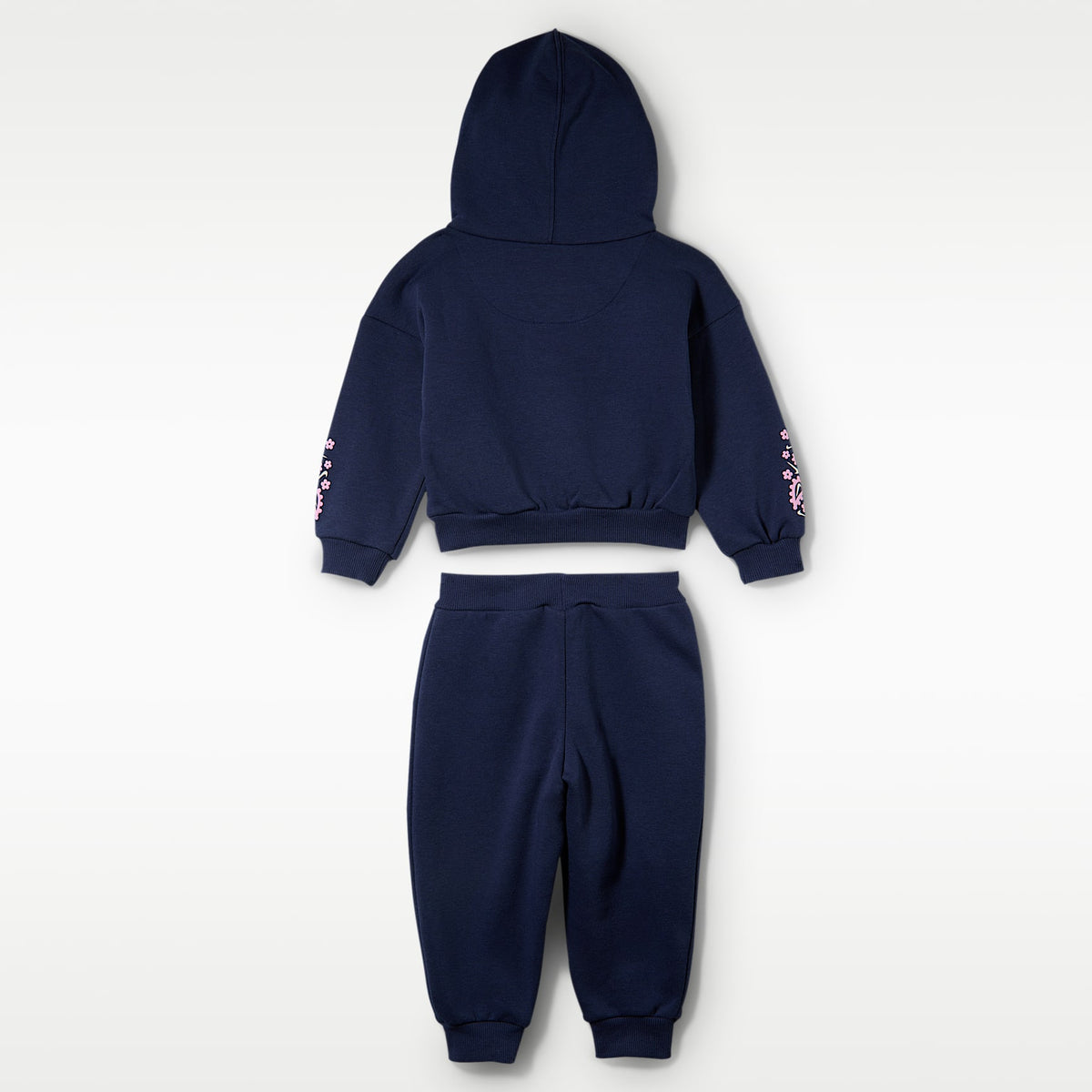 Conjunto de sudadera con gorro y joggers para bebé (12-24 meses) Nike Retro Remix – Azul marino medianoche – vista 2