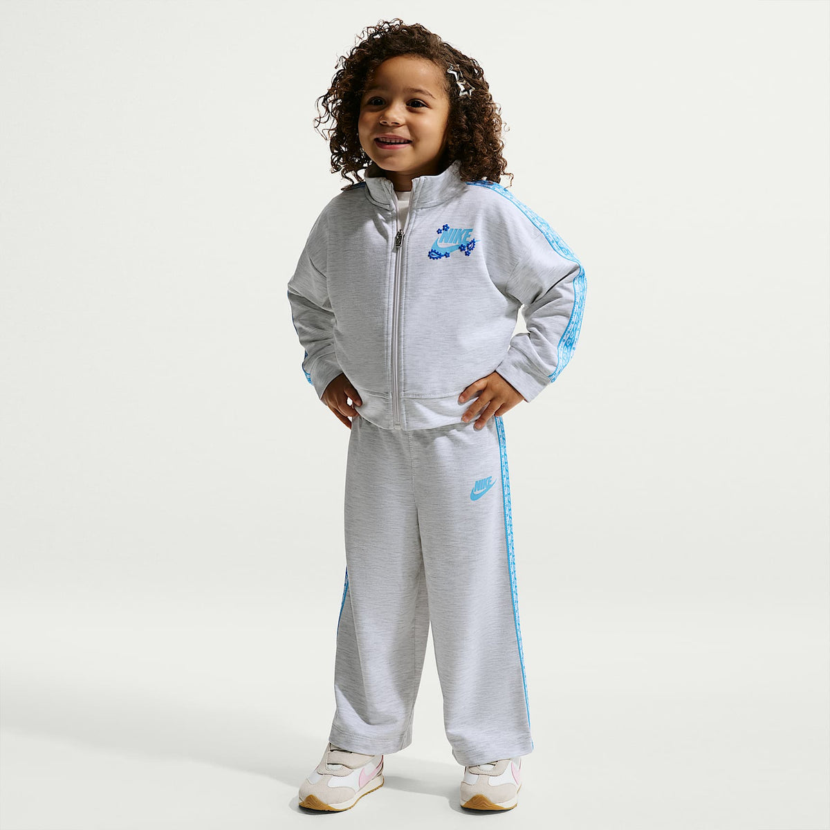 Conjunto deportivo de 2 piezas infantil Nike Retro Remix – Abedul jaspeado – vista 1