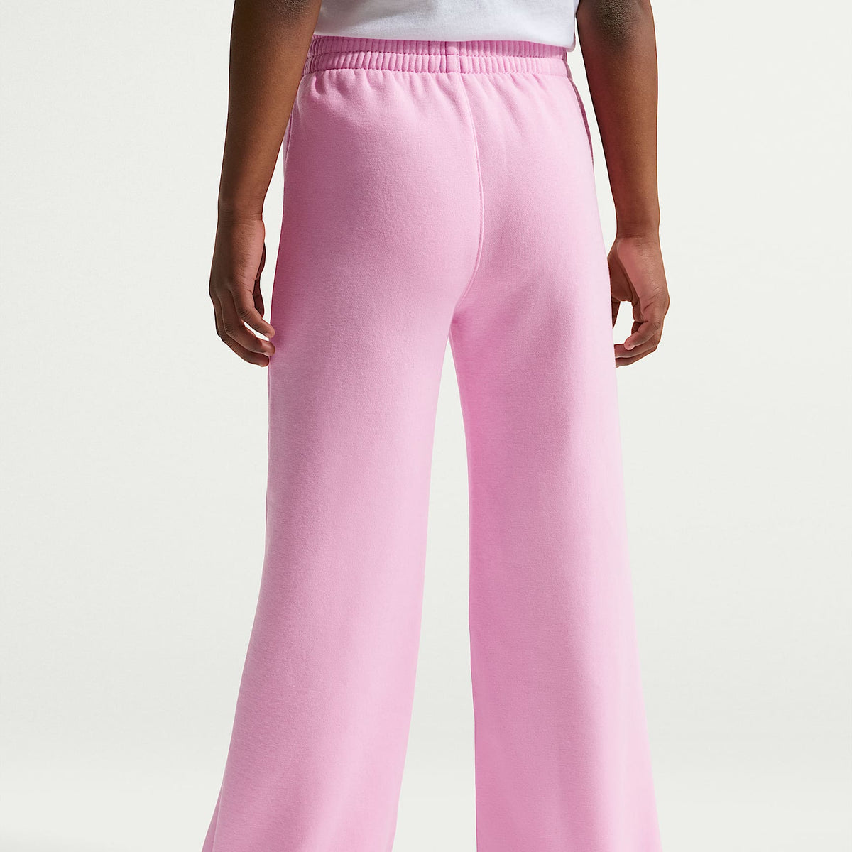 Conjunto de 2 piezas con pants de pierna ancha para niños talla pequeña Nike Retro Remix – Rosa amanecer – vista 5