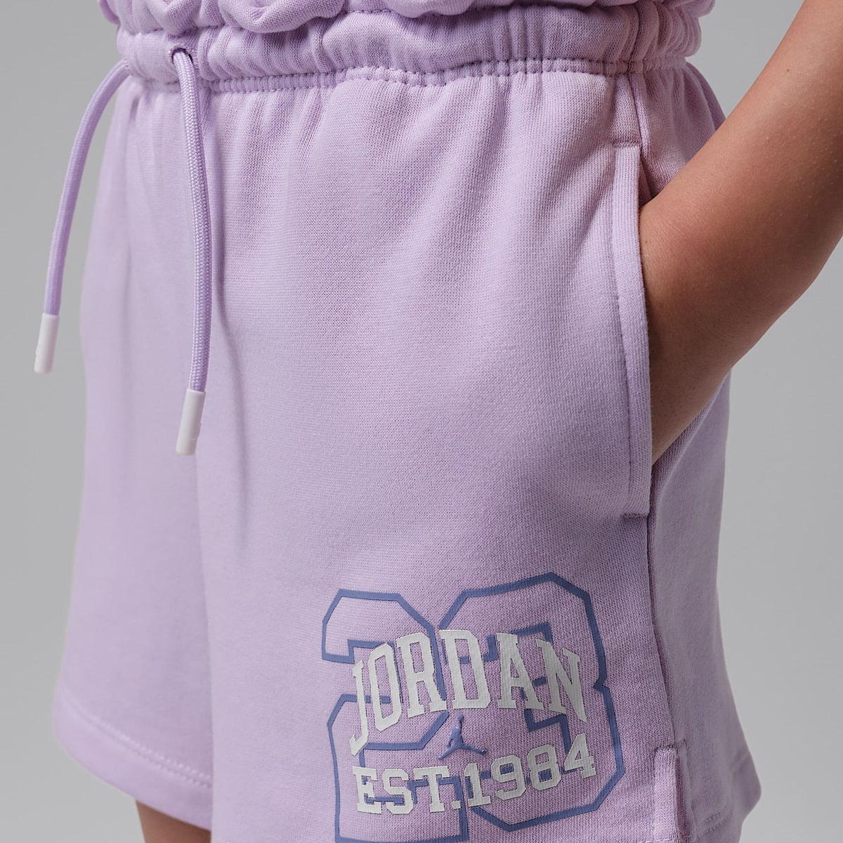 Shorts para niños talla pequeña Jordan Secret Diary – Bruma violeta – vista 4