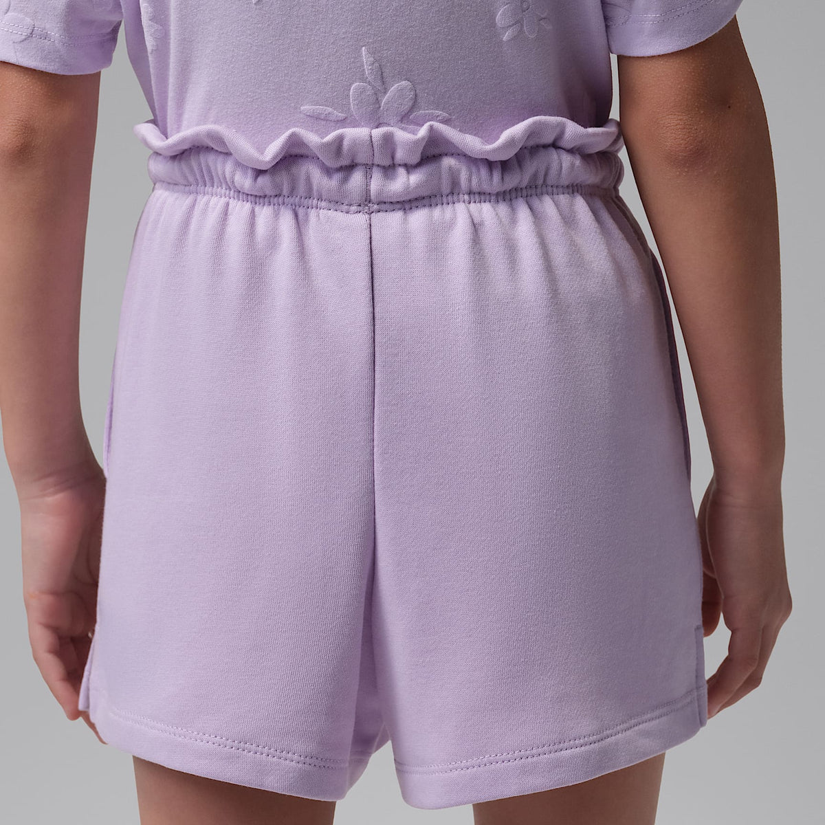 Shorts para niños talla pequeña Jordan Secret Diary – Bruma violeta – vista 3