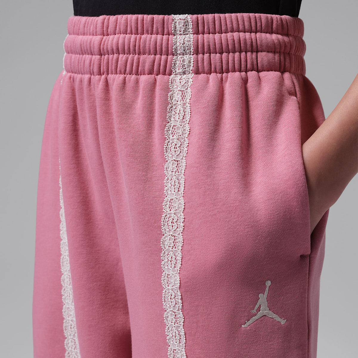 Pants de tejido Fleece para niños talla grande Jordan – Baya del desierto – vista 4