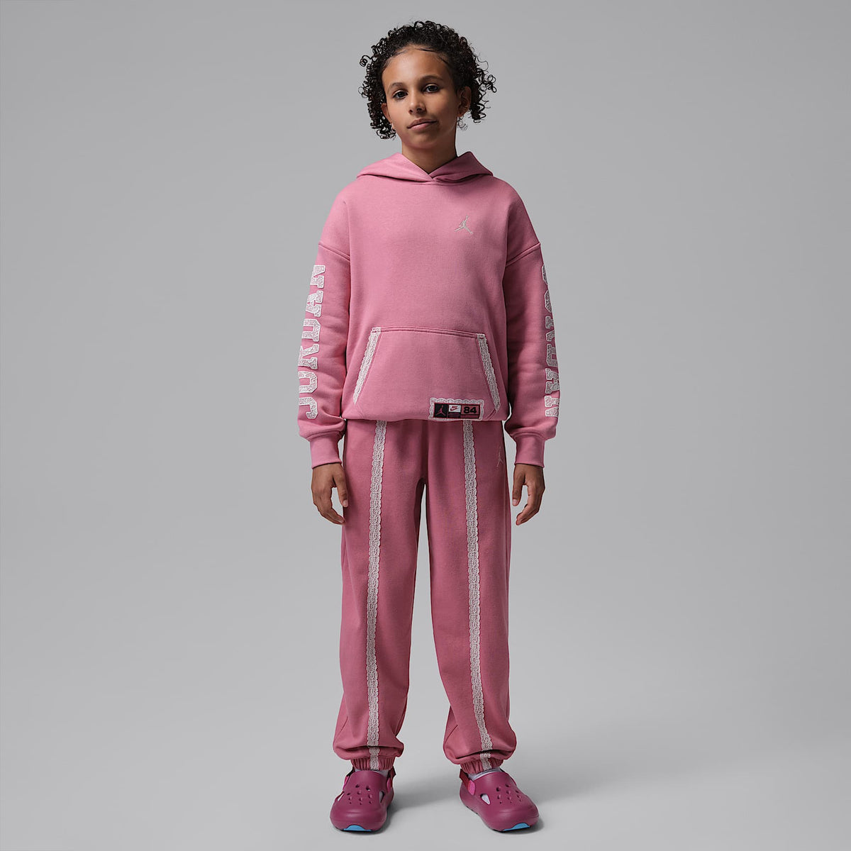 Sudadera con gorro sin cierre para niños talla grande Jordan – Baya del desierto – vista 9