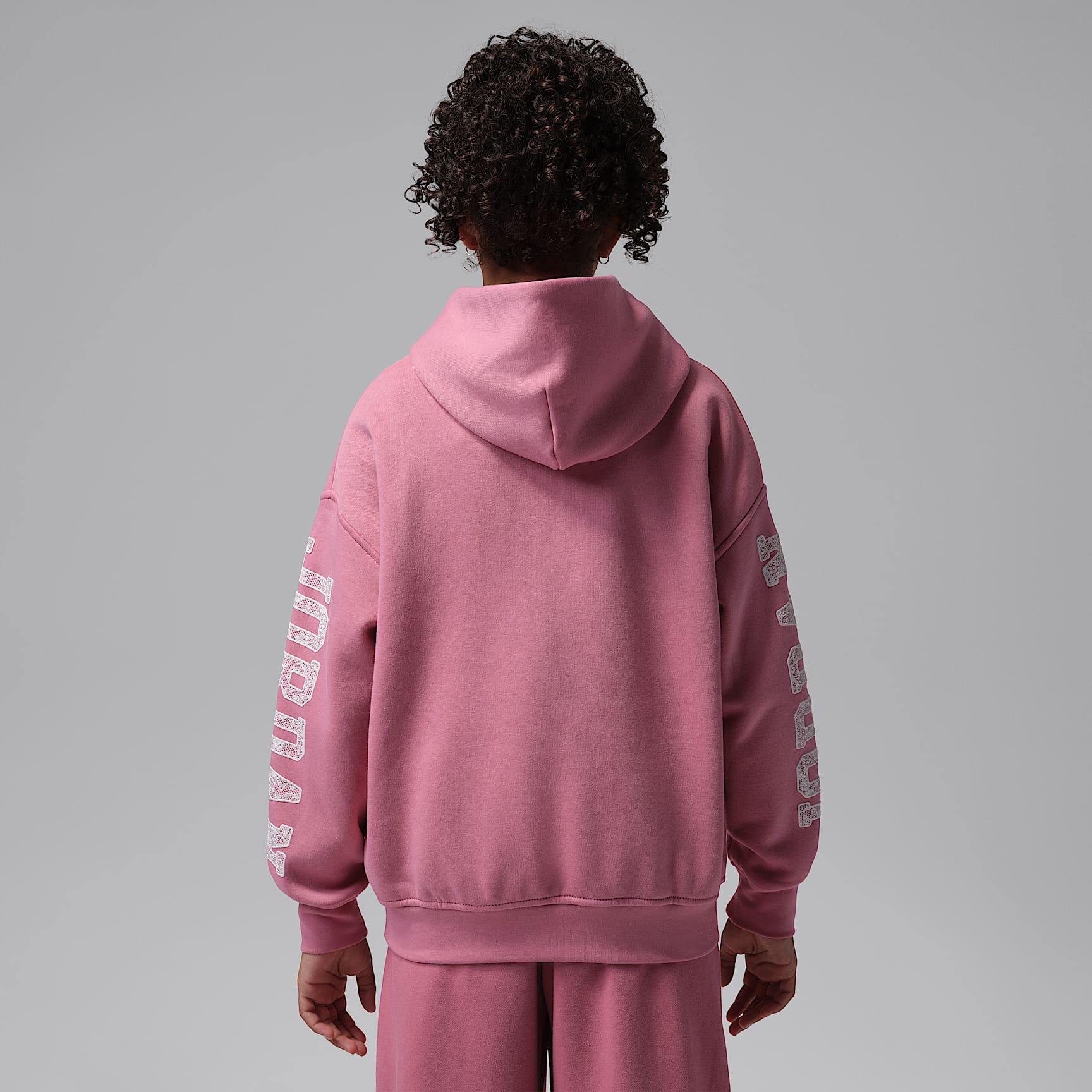 Sudadera con gorro sin cierre para niños talla grande Jordan – Baya del desierto – vista 2
