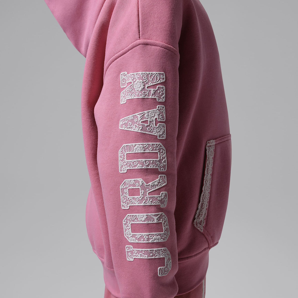 Sudadera con gorro sin cierre para niños talla grande Jordan – Baya del desierto – vista 5
