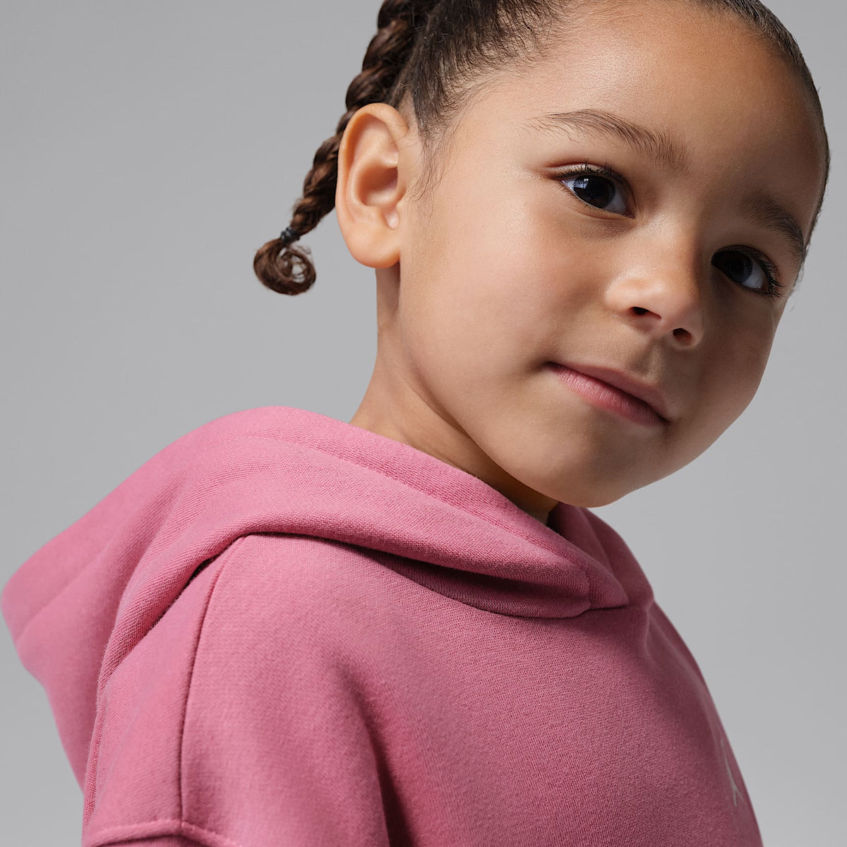 Conjunto de 2 piezas de sudadera con gorro sin cierre infantil Jordan She's An All Star – Baya del desierto – vista 4