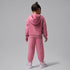 Conjunto de 2 piezas de sudadera con gorro sin cierre infantil Jordan She's An All Star – Baya del desierto – vista 2