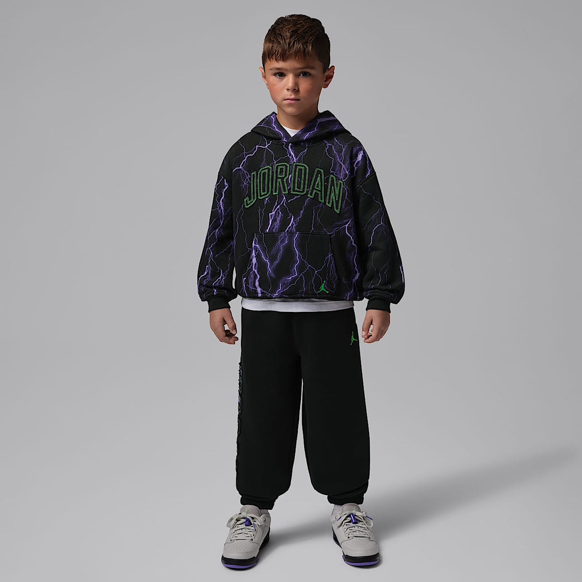 Sudadera Jordan Shock and Ahhh Fleece para Niño Pequeño
