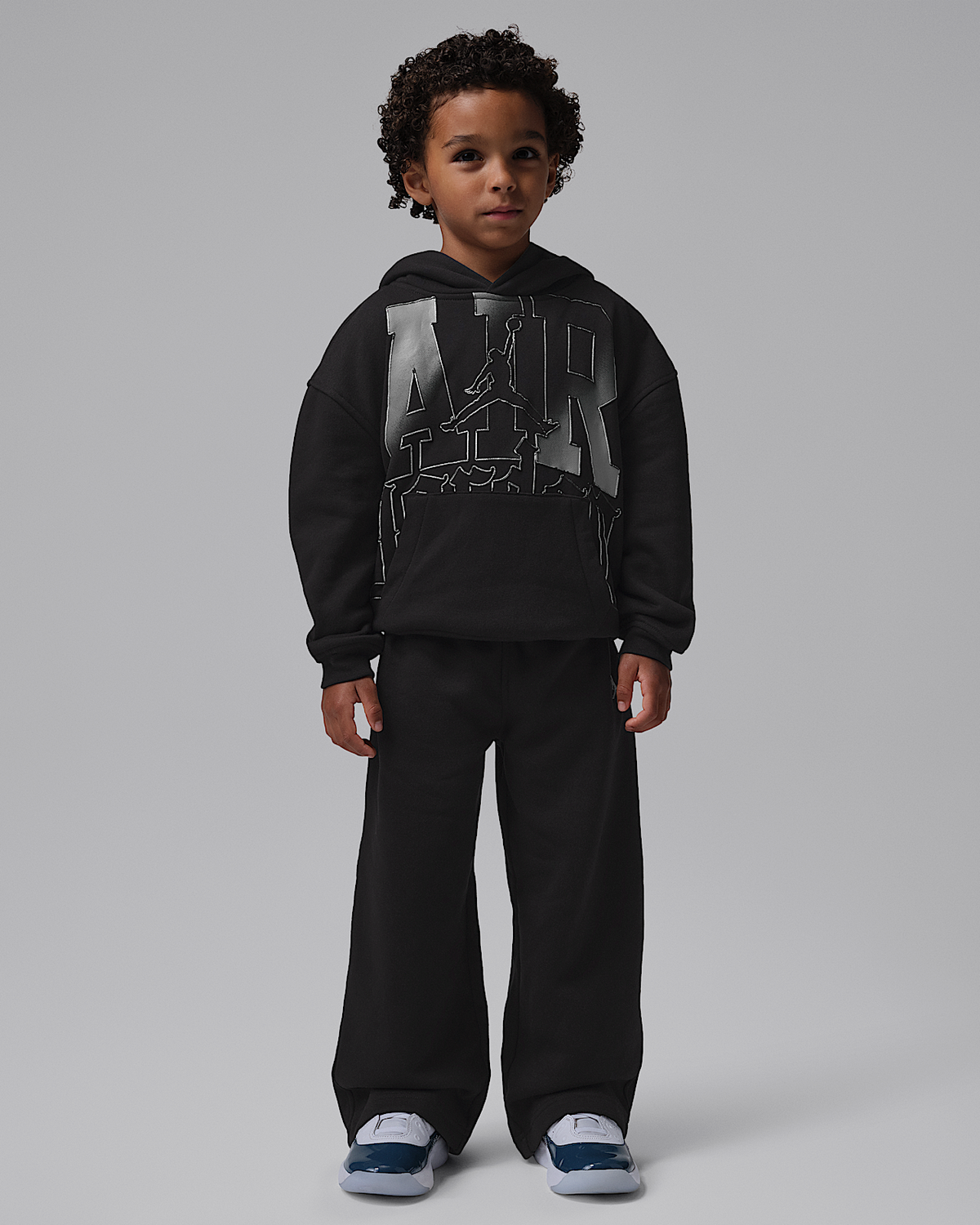 Conjunto 2 Piezas Jordan Shock and Ahhh Fleece para Niño Pequeño