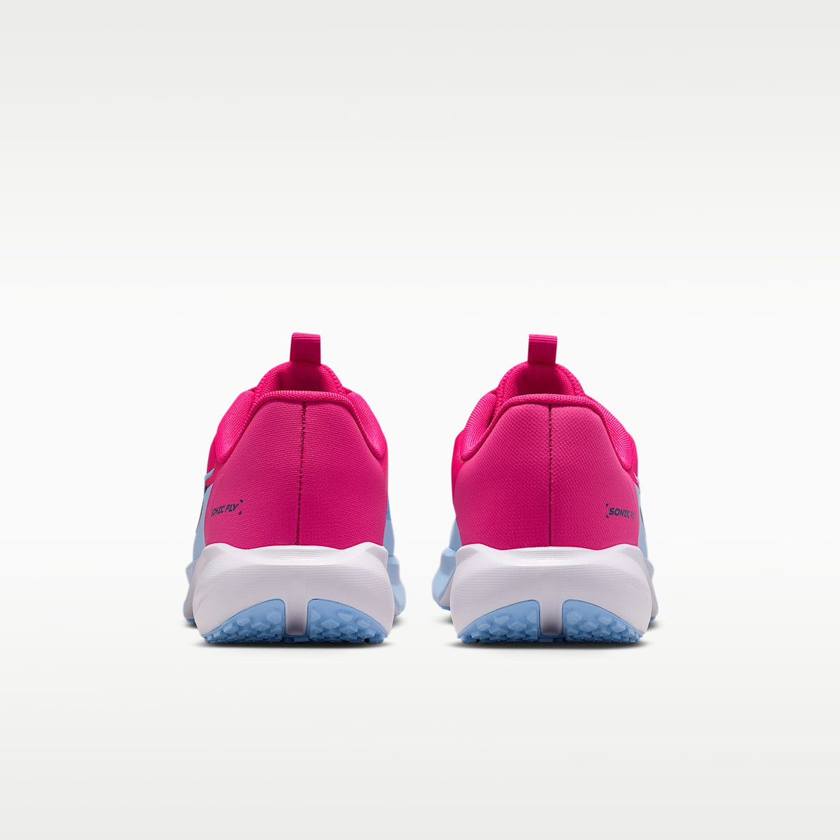 Nike Sonic Fly – Rosa enérgico/Azul universitario/Aluminio/Azul vacío – vista 6