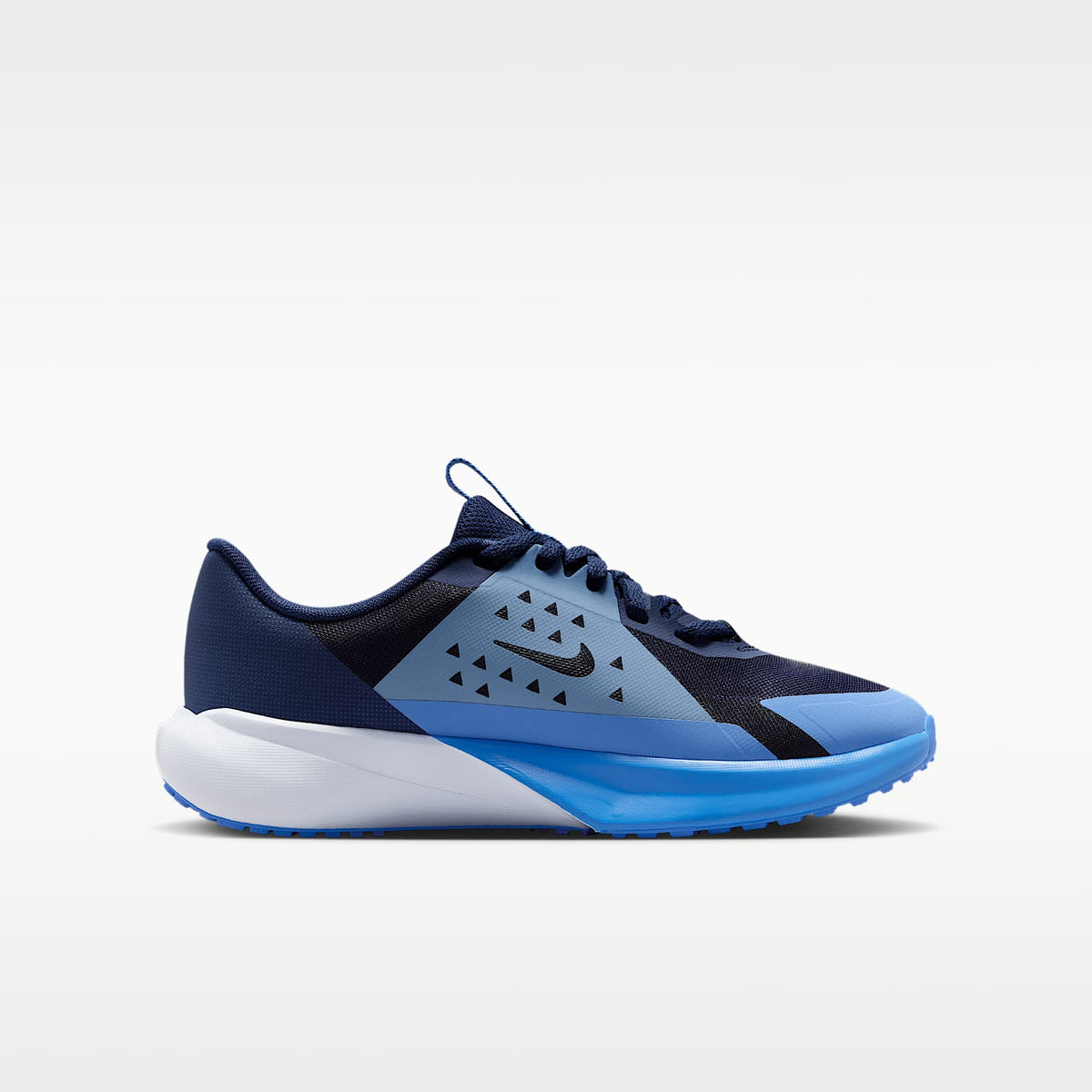 Nike Sonic Fly – Azul marino medianoche/Azul cristal/Tinte azul/Lava cálido – vista 3