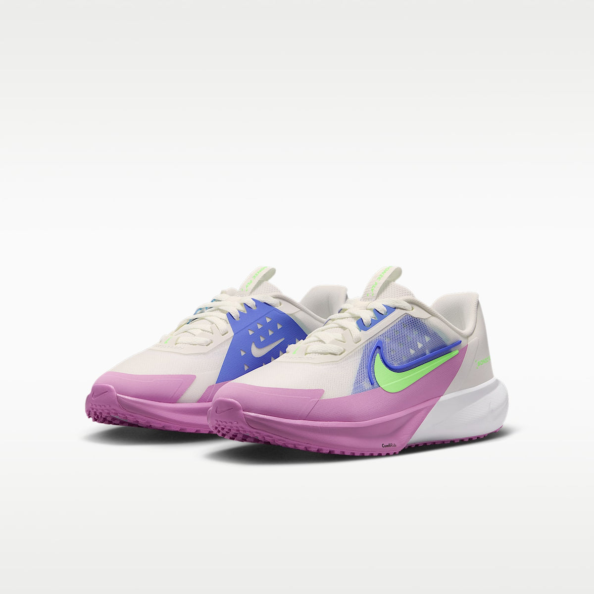 Nike Sonic Fly – Blanco cumbre/Zafiro/Magenta claro/Avalancha lima – vista 5