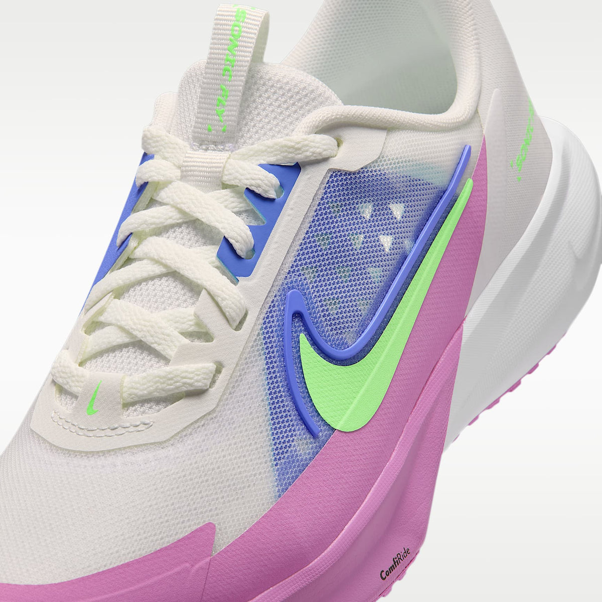 Nike Sonic Fly – Blanco cumbre/Zafiro/Magenta claro/Avalancha lima – vista 7