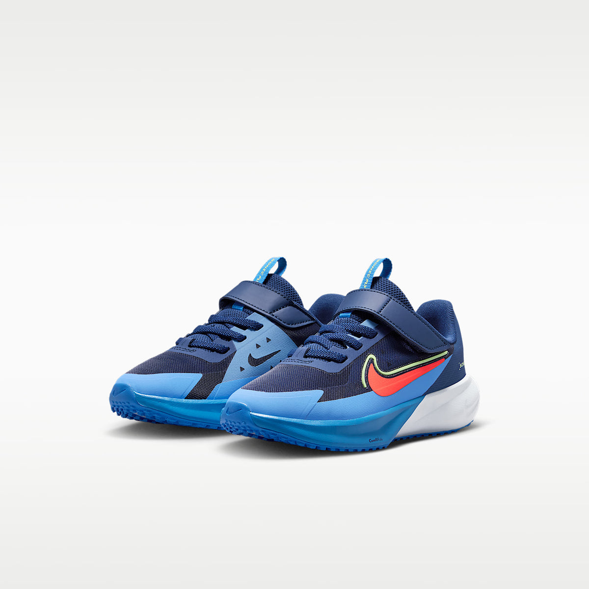 Nike Sonic Fly – Azul marino medianoche/Azul cristal/Tinte azul/Lava cálido – vista 5