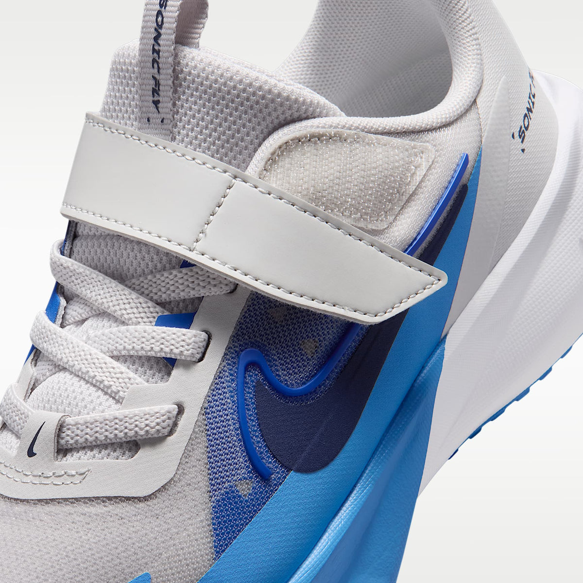 Nike Sonic Fly – Gris vasto/Royal juego/Azul universitario/Azul marino medianoche – vista 7