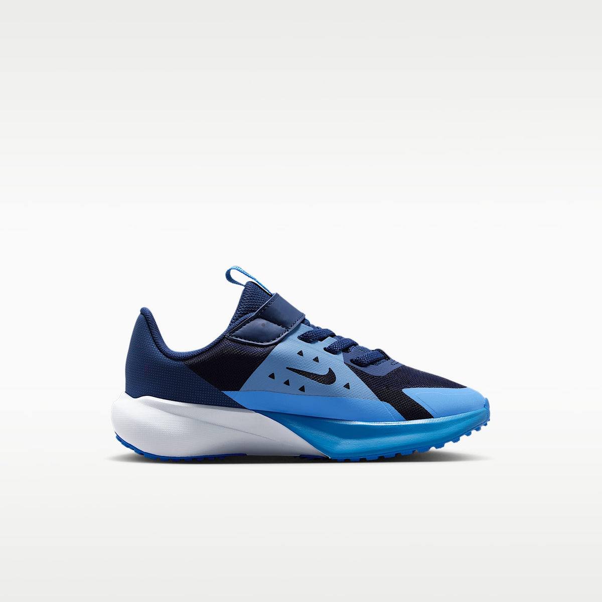 Nike Sonic Fly – Azul marino medianoche/Azul cristal/Tinte azul/Lava cálido – vista 3