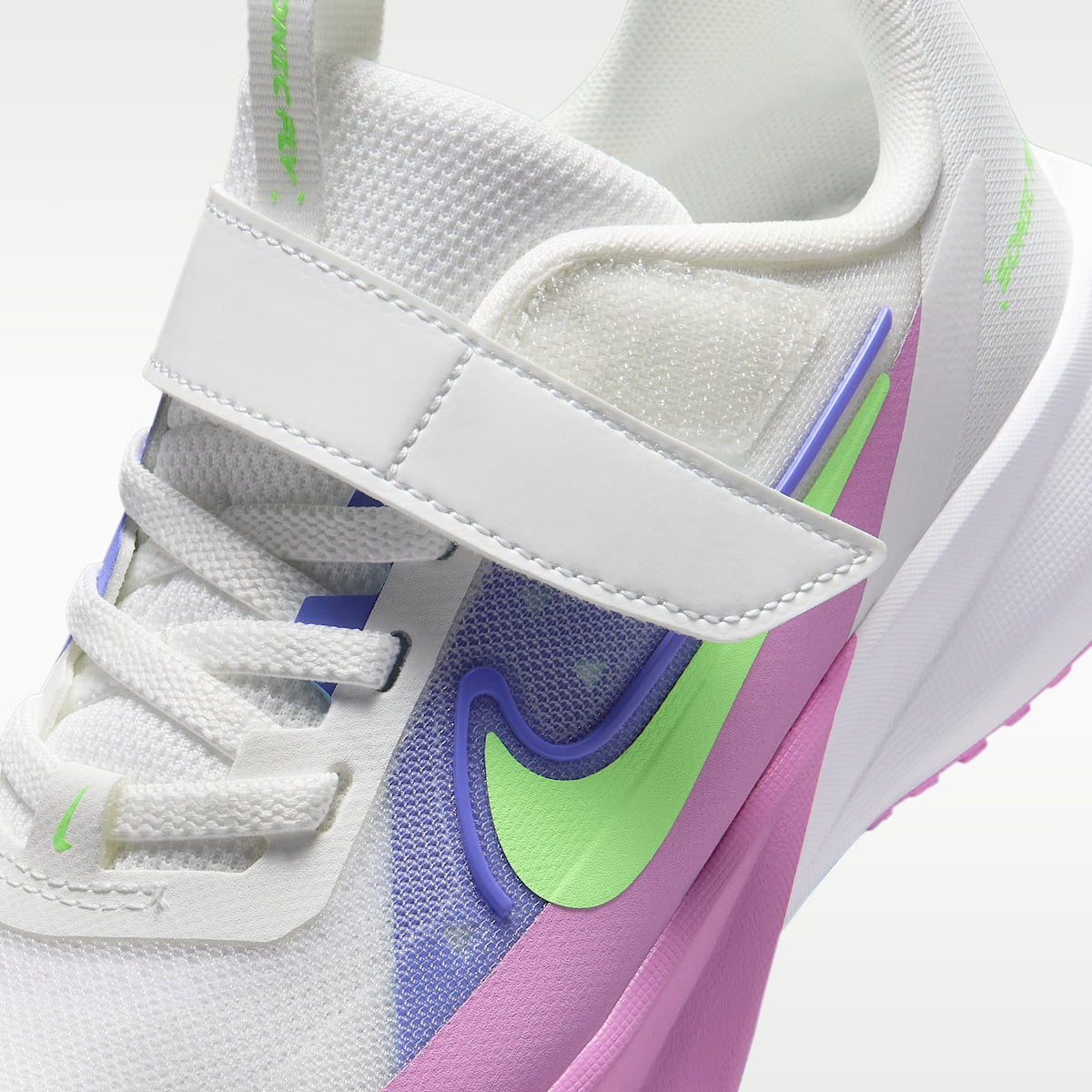 Nike Sonic Fly – Blanco cumbre/Zafiro/Magenta claro/Avalancha lima – vista 7